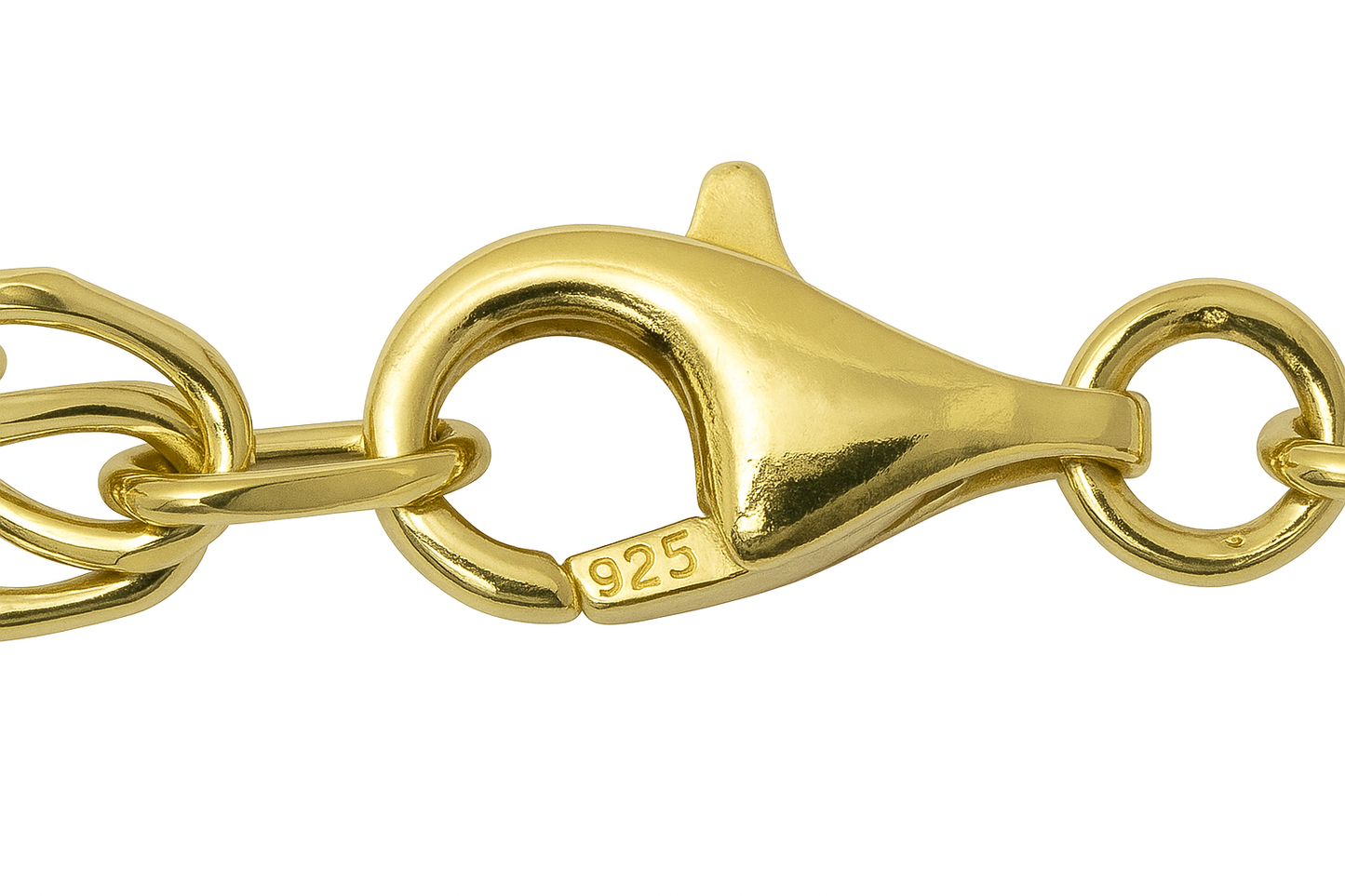 BIJORA Ankerkette Damen & Herren – 925 Sterling Silber | 18K vergoldet |